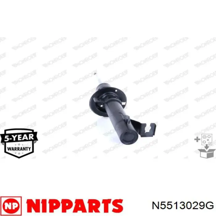 Amortiguador eje delantero derecha Mazda DDY23470Y