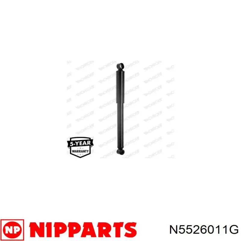 Amortiguador trasero 313789 Sachs