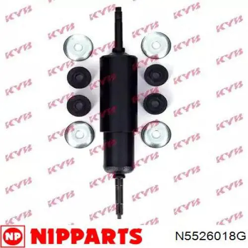 Amortiguador trasero Nipparts N5526018G precio, desde 33,42 EUR