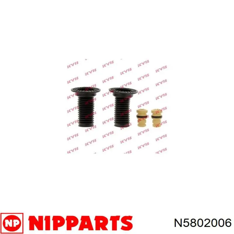 N5802006 Nipparts tope de amortiguador delantero, suspensión + fuelle