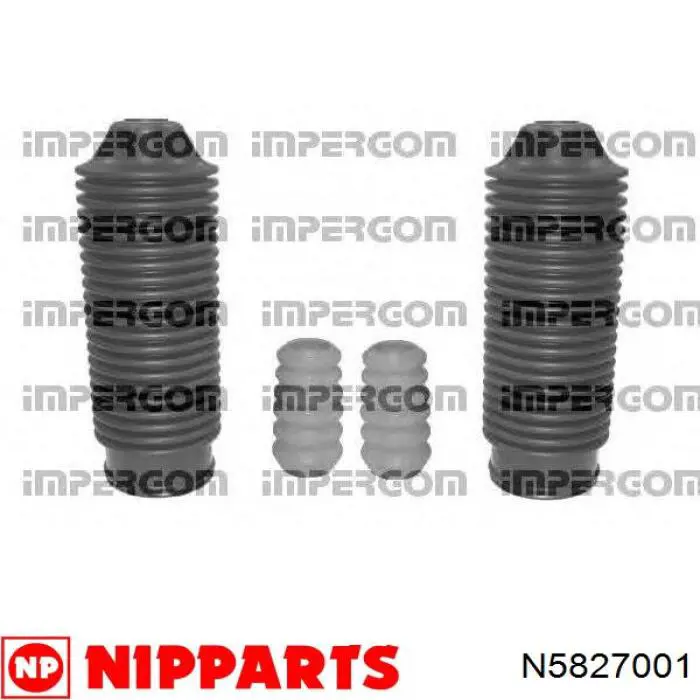 N5827001 Nipparts tope de amortiguador trasero, suspensión + fuelle