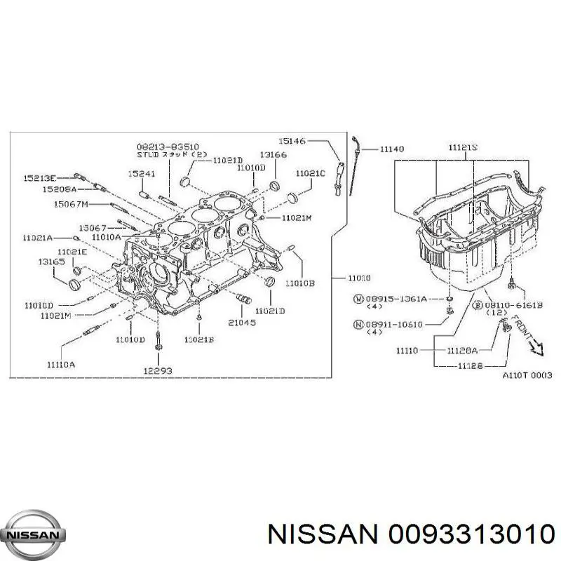 4083 Casals Tapa de bloque motor