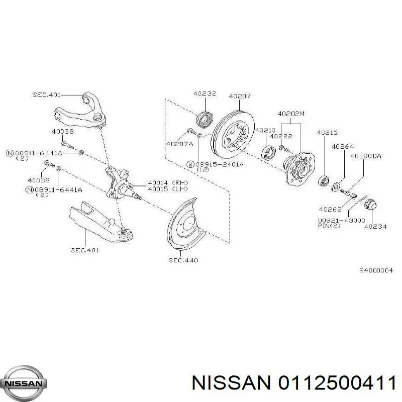  Nissan/Infiniti 0112500411 precio, desde 10,80 EUR