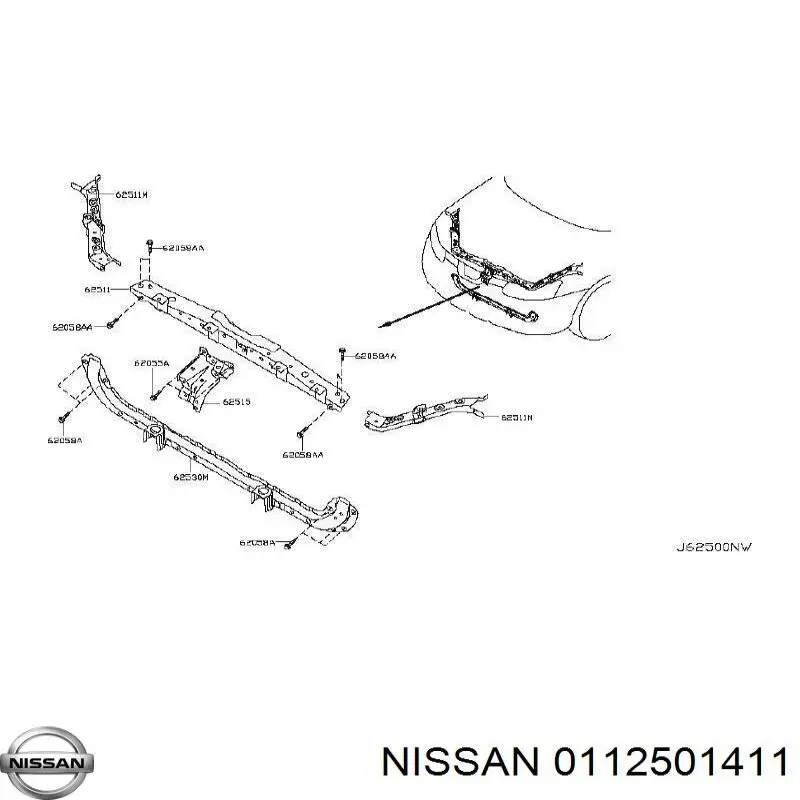 0112501411 Nissan