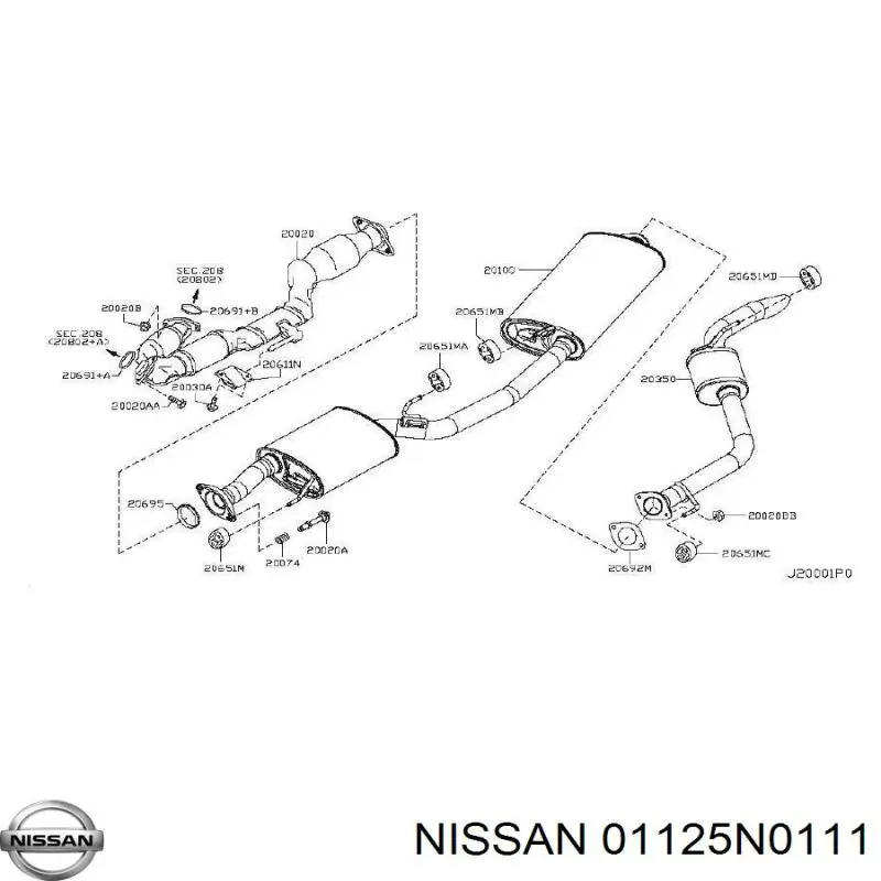 01125N0111 Nissan