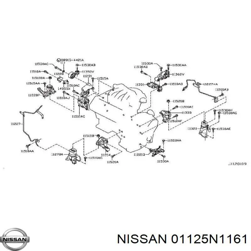 Comprar 01125N1161 Nissan/Infiniti 