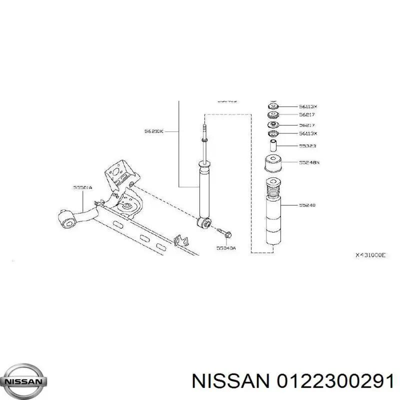  Nissan/Infiniti 0122300291 precio, desde 33,03 EUR