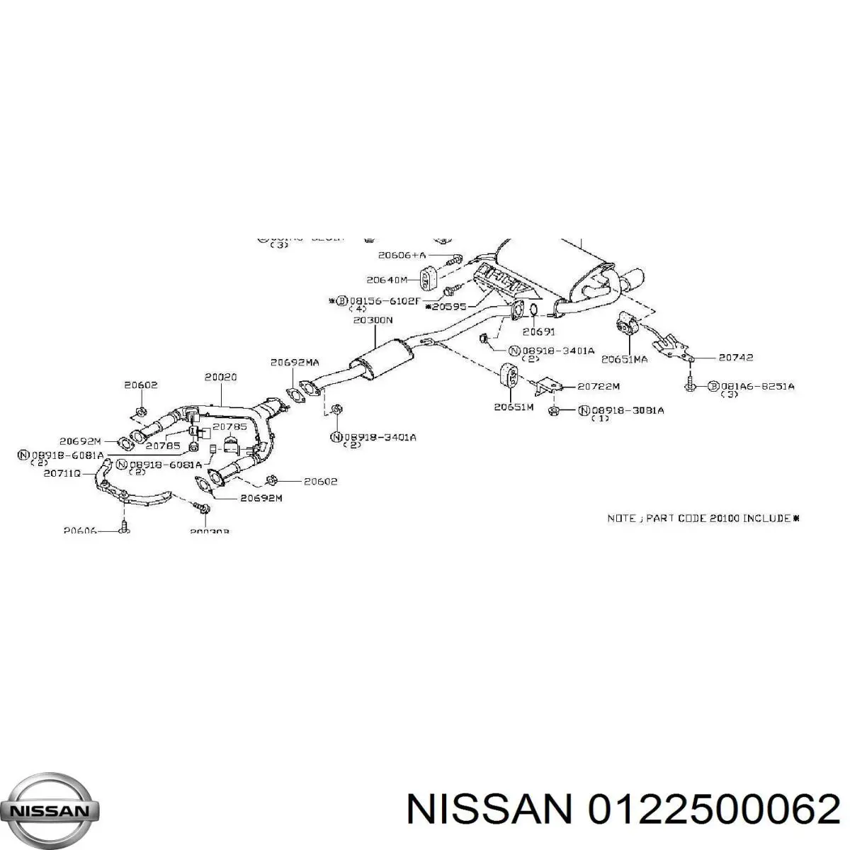 Comprar 0122500062 Nissan/Infiniti 
