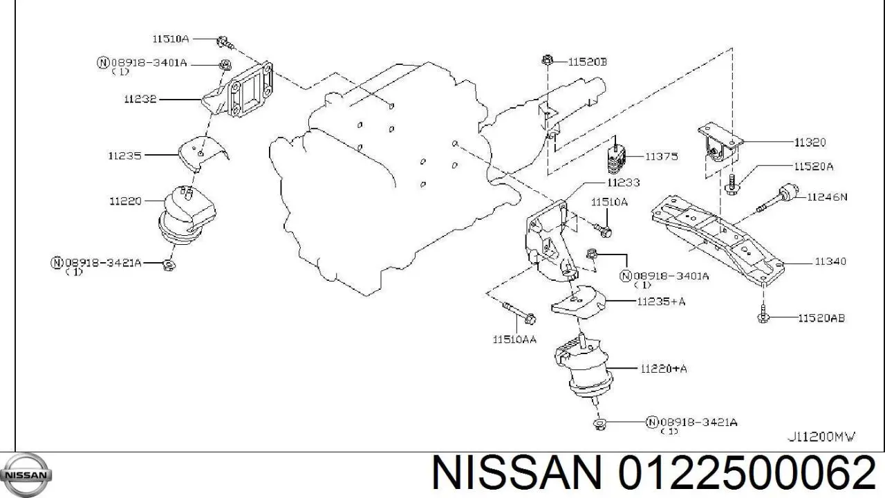 0122500062 Nissan