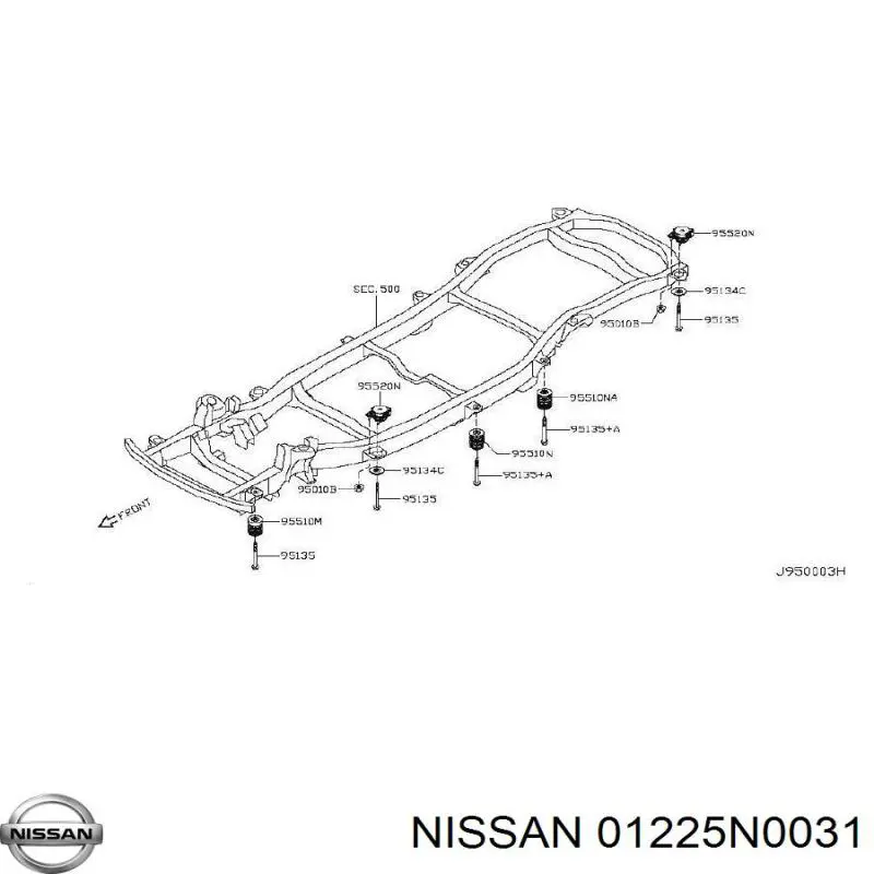 01225N0031 Nissan