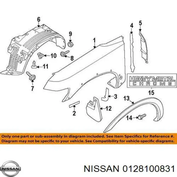 0128195F0D Nissan