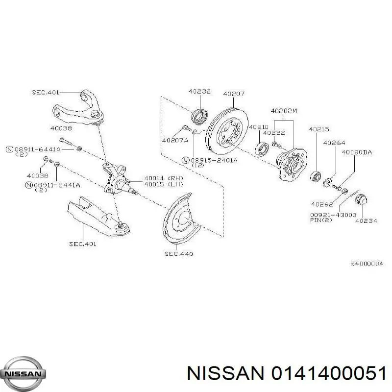 0141400051 Nissan