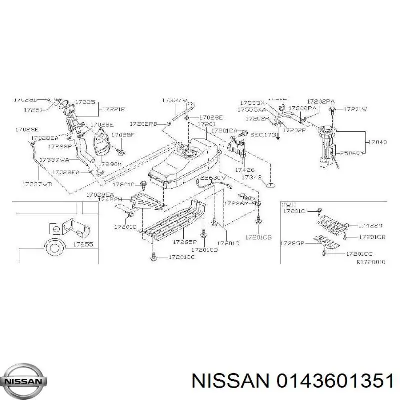 Nissan/Infiniti 0143601351 precio, desde 9,26 EUR