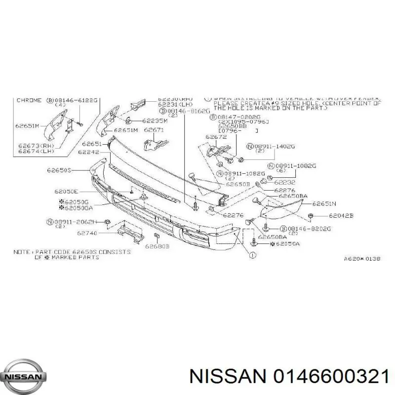 0146600321 Nissan