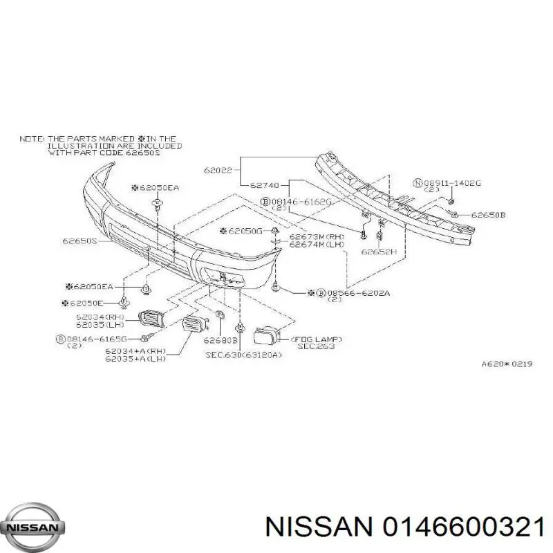  Nissan/Infiniti 0146600321 precio, desde 8,41 EUR