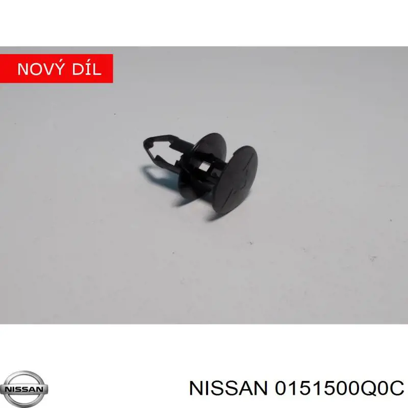 Comprar 0151500Q0C Nissan/Infiniti Clip de fijación de parachoques delantero