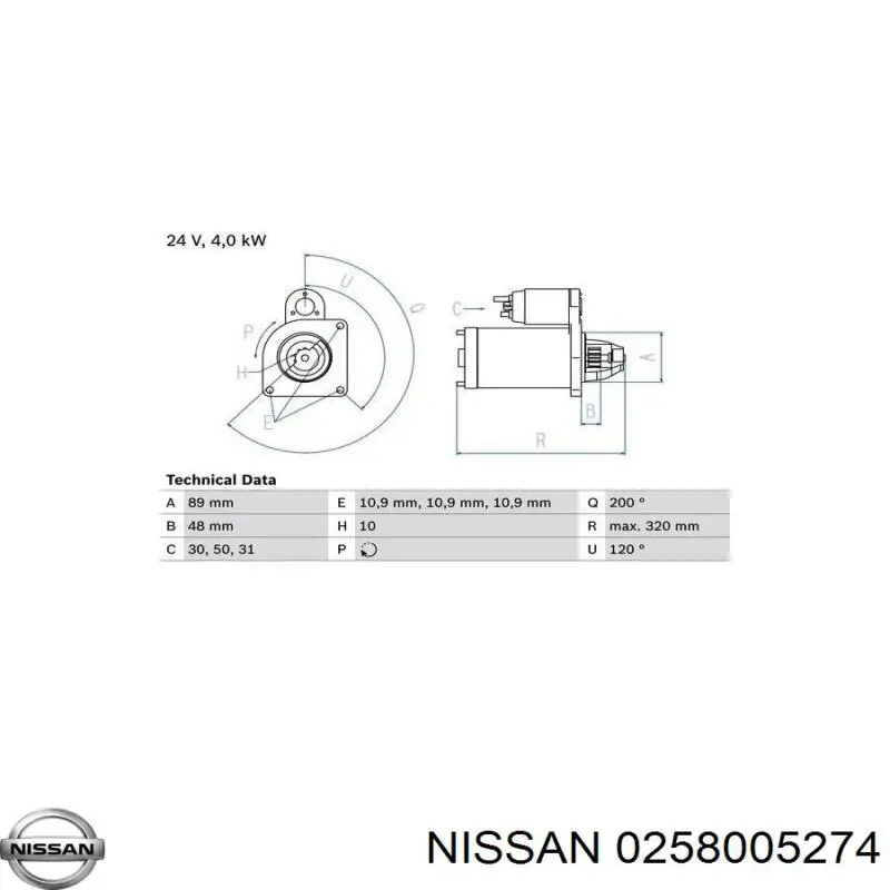 Sensor de oxígeno previo al catalizador Nissan/Infiniti 0258005274 precio, desde 46,46 EUR