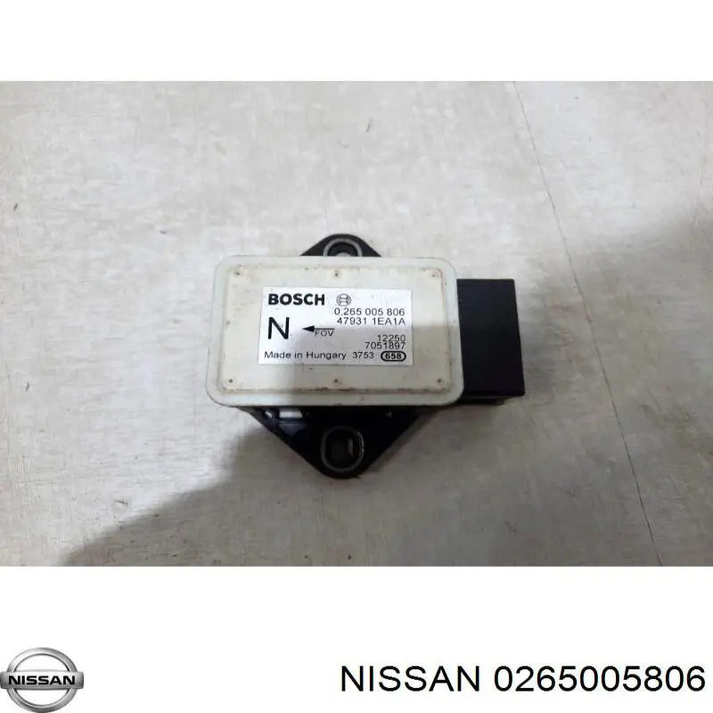 Comprar 265005806 Renault (RVI) Sensor de aceleración lateral (ESP)