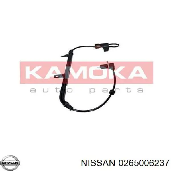 0 265 006 237 Nissan sensor abs trasero izquierdo