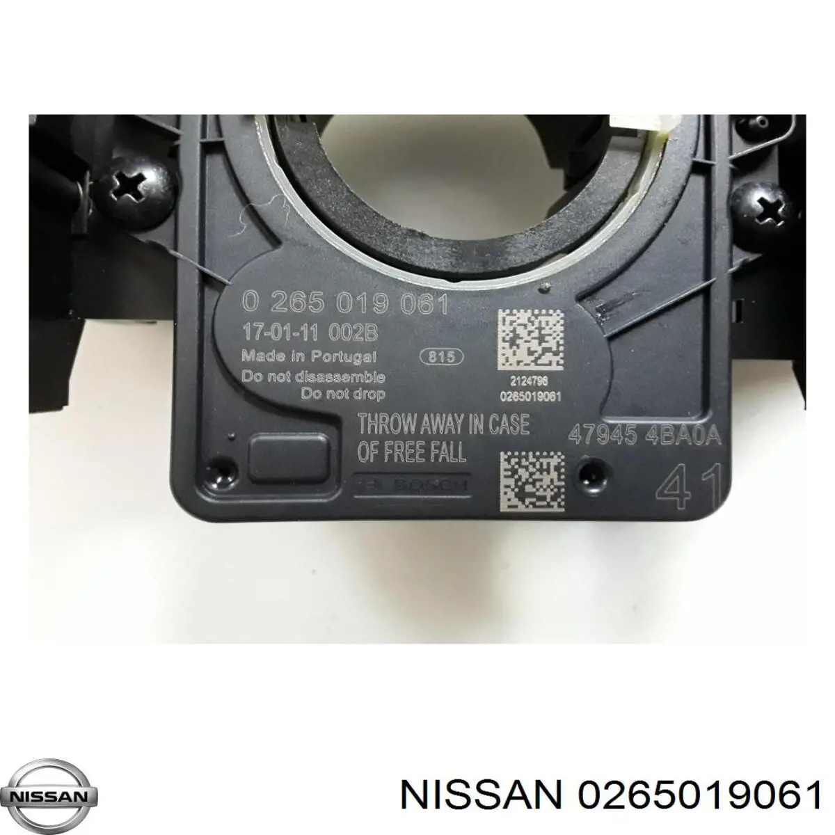 Sensor ángulo dirección para Nissan Qashqai (J11)