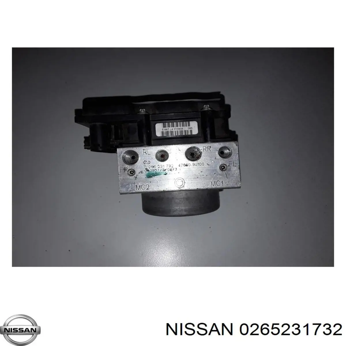 Módulo hidráulico ABS Nissan/Infiniti 0265231732