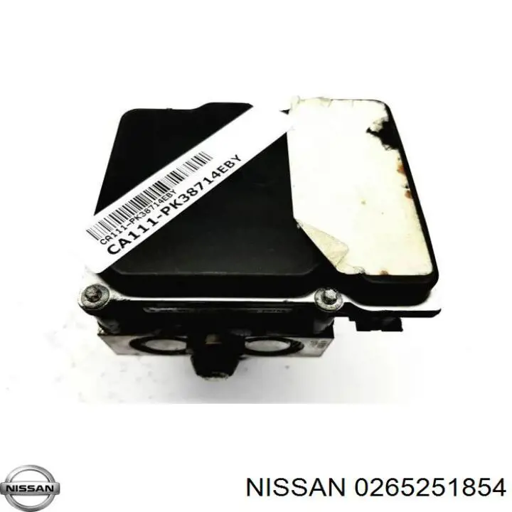 0265251854 Nissan/Infiniti Unidad de control ABS hidráulico