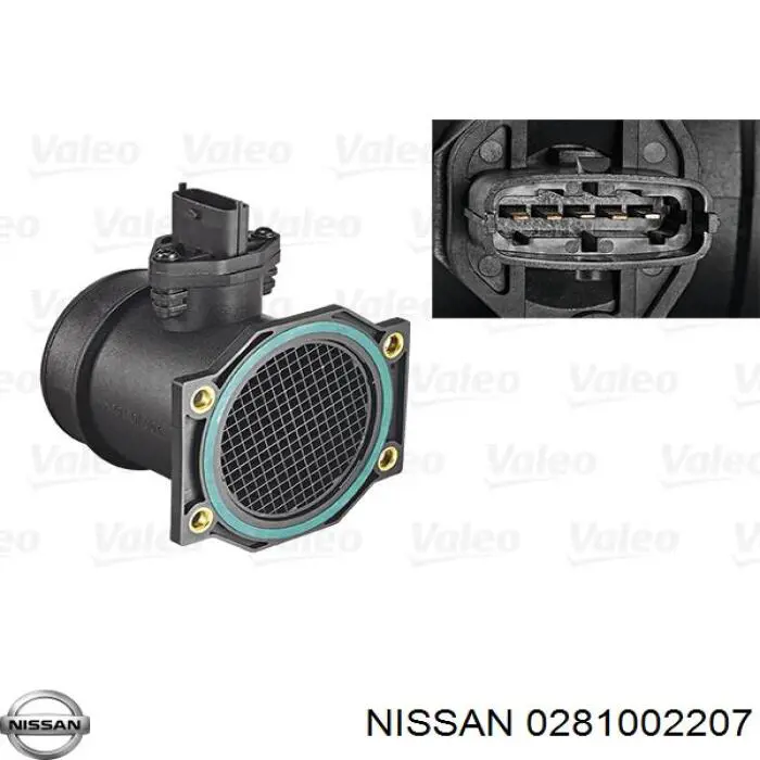 281002207 Nissan/Infiniti Sensor de flujo de aire