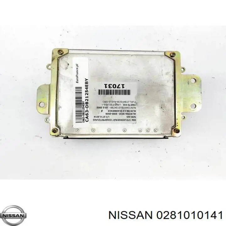 0281010141 Nissan/Infiniti Centralina Del Motor