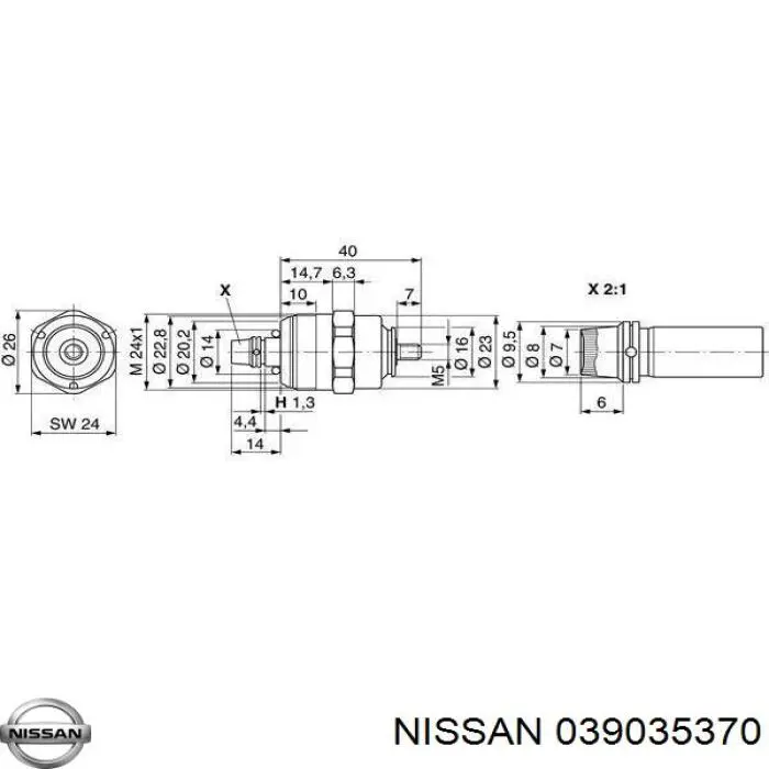 Comprar 039035370 Nissan/Infiniti Válvula de corte de combustible de la bomba de inyección