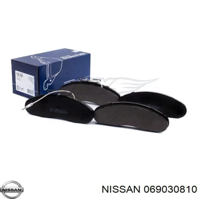 069030810 Nissan pastillas de freno delanteras