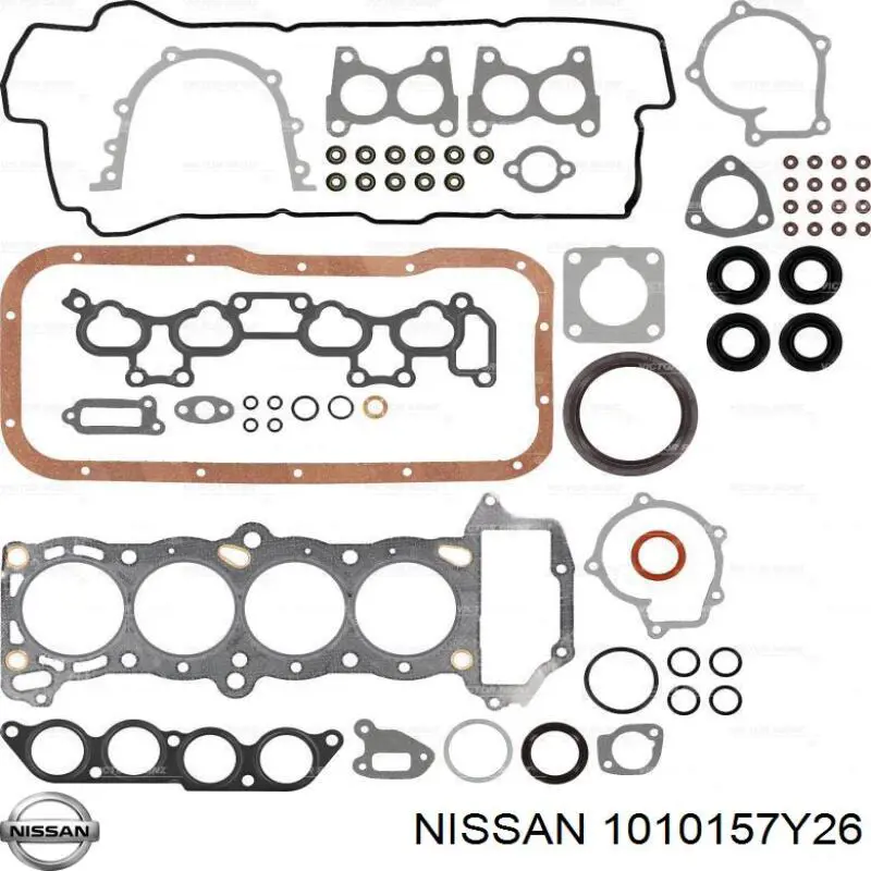 1010157Y26 Nissan juego de juntas de motor, completo