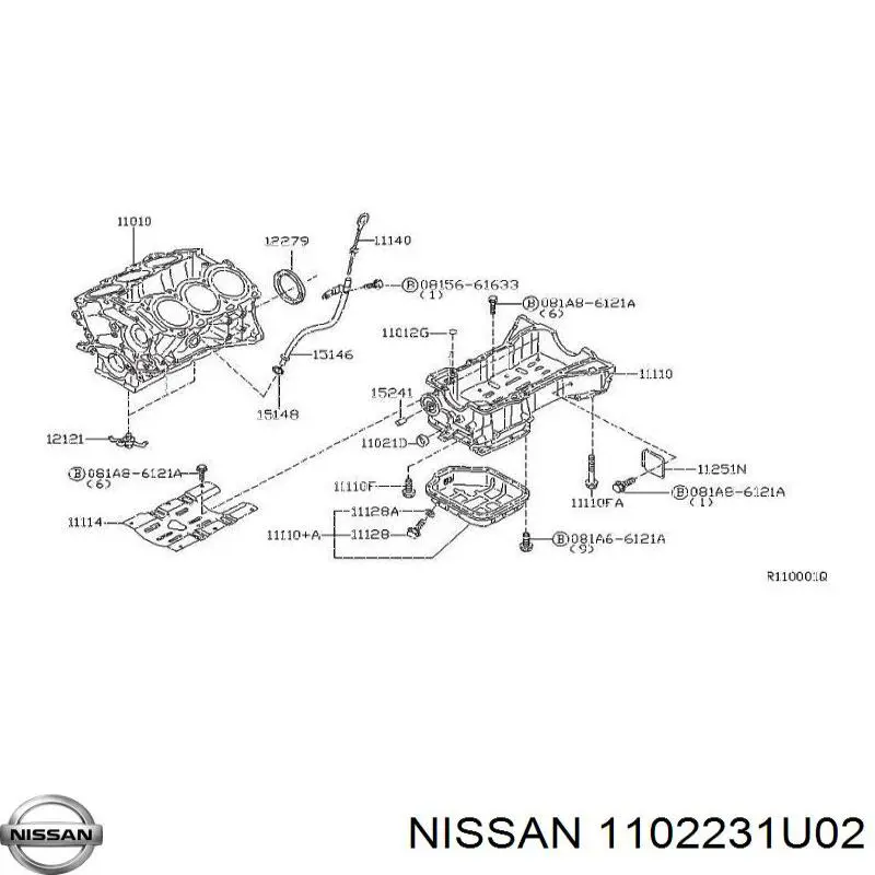 Comprar 1102231U02 Nissan/Infiniti 