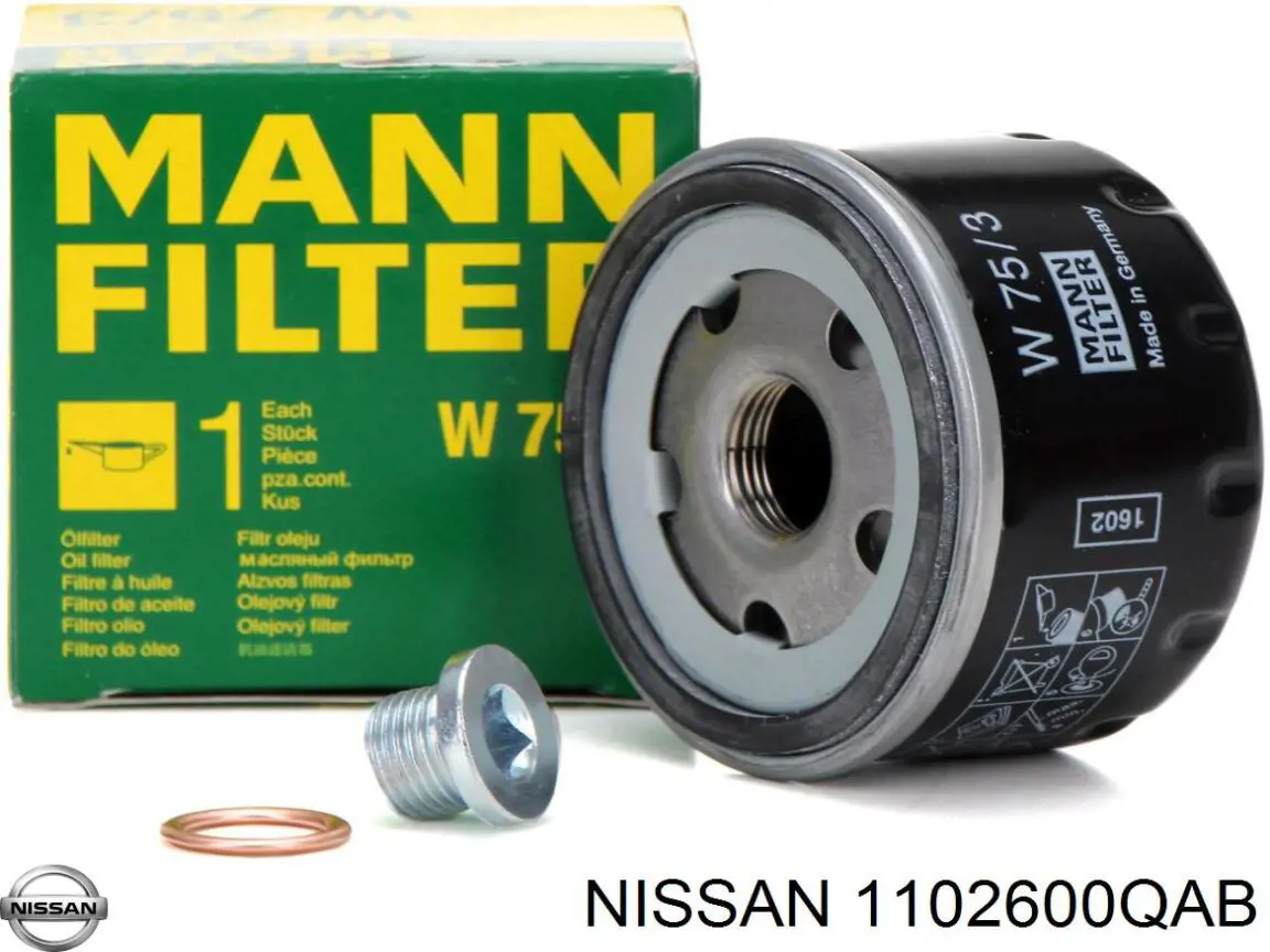 Junta, tornillo obturador caja de cambios para Nissan Navara (D23M)