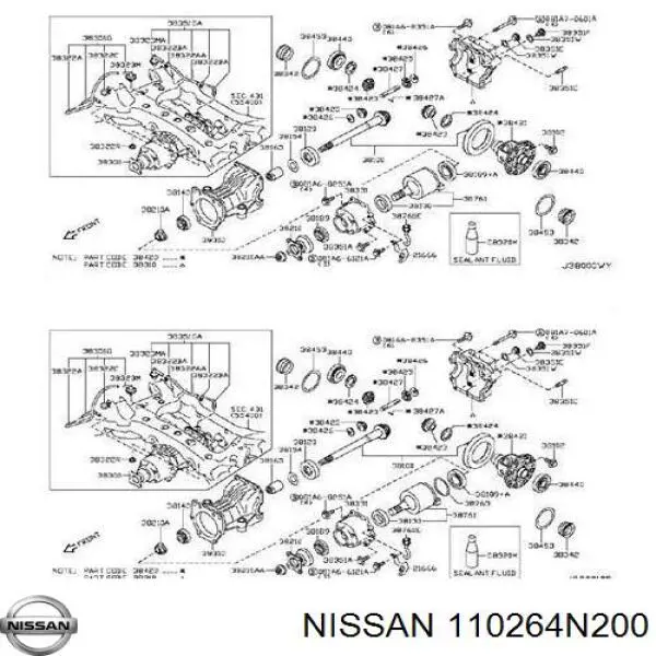 Acople tapon de drenaje caja de cambios para Nissan Navara (D23M)