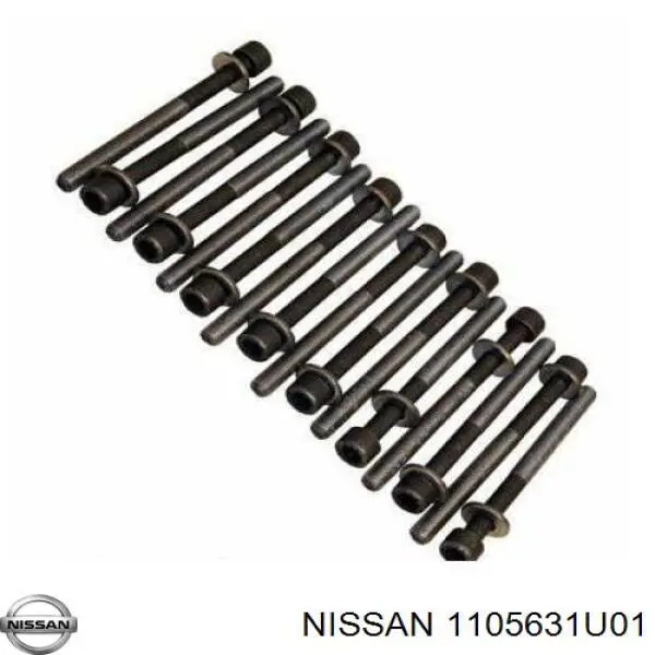 1105631U01 Nissan tornillo de culata