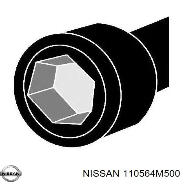 110564M500 Nissan tornillo de culata