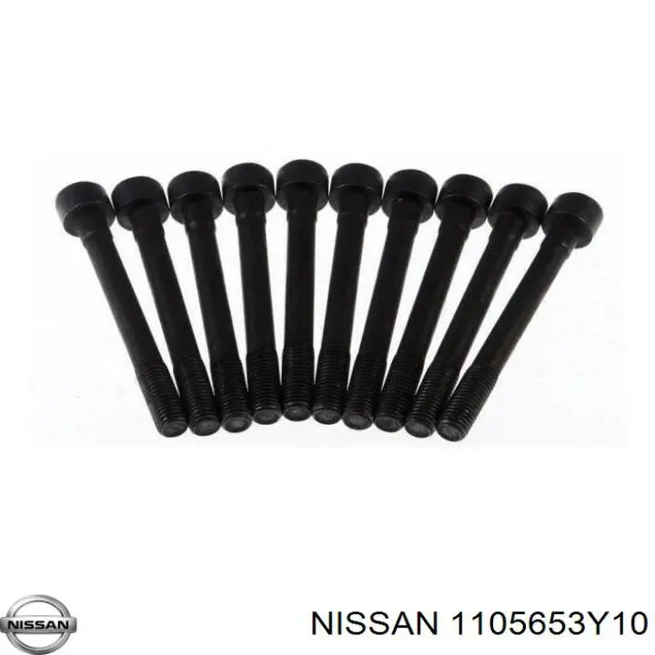 1105653Y10 Nissan tornillo culata