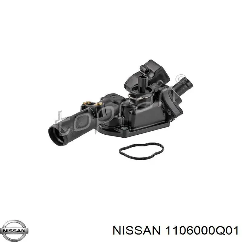 Caja de termostato 1106000Q01 Nissan/Infiniti