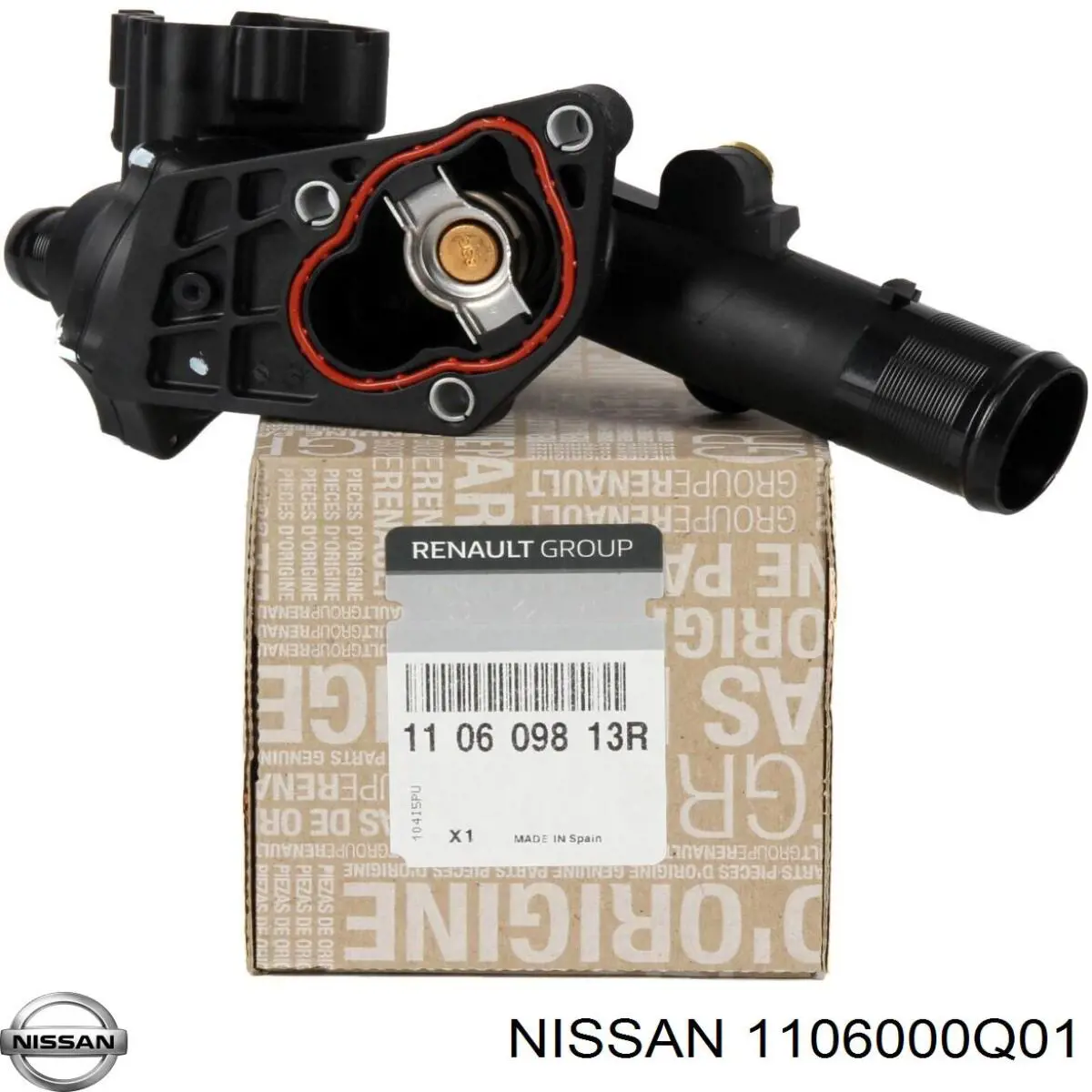 Carcasa del termostato Nissan/Infiniti 1106000Q01 precio, desde 49,35 EUR