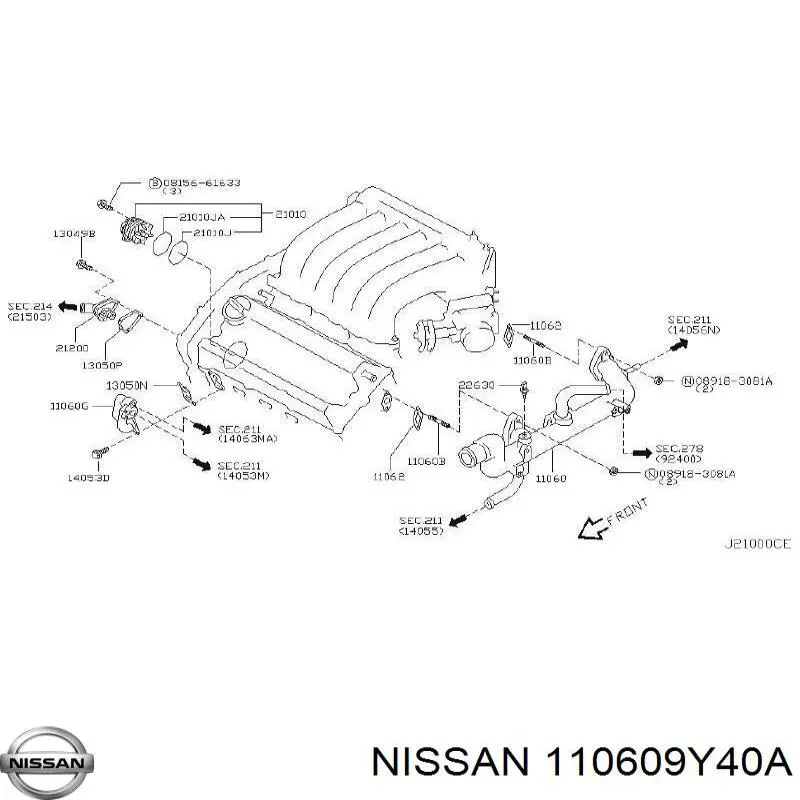 Manguito de líquido refrigerante Nissan Murano SUV (Z50) (2004 - 2008) precio, desde 269,40 EUR