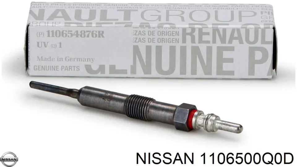 Bujía de incandescencia Nissan Tiida C11X