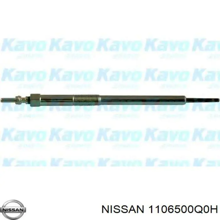 Bujía de precalentamiento 1106500Q0H Nissan/Infiniti