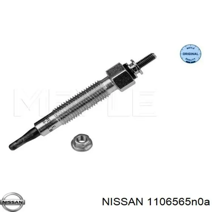 Bujía de incandescencia Nissan Sunny 2 B12