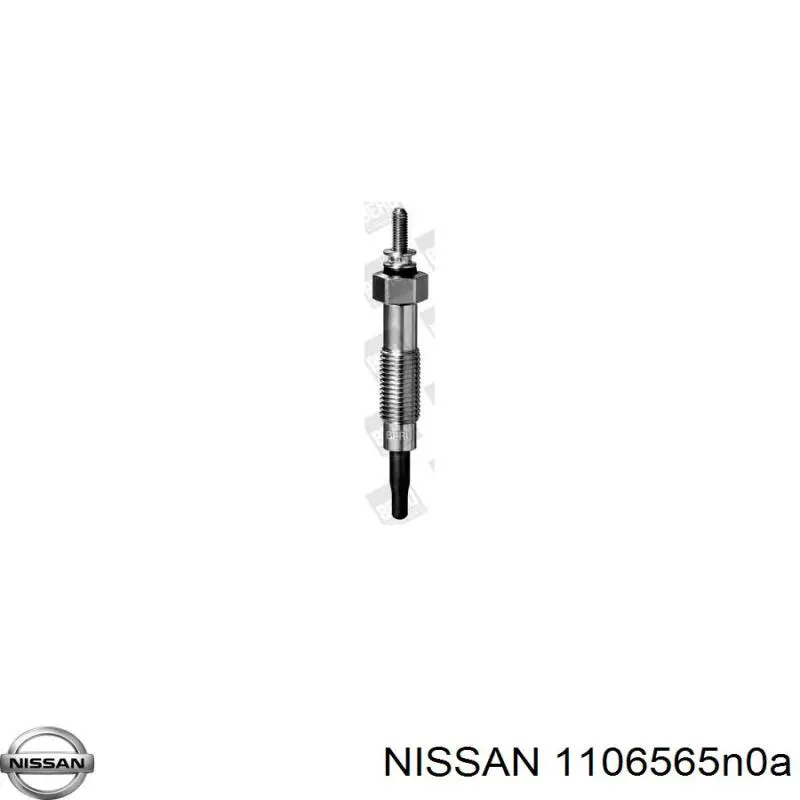 Bujía de incandescencia Nissan Sunny 2 B12