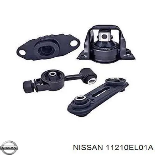 11210EL01A Nissan soporte de motor derecho