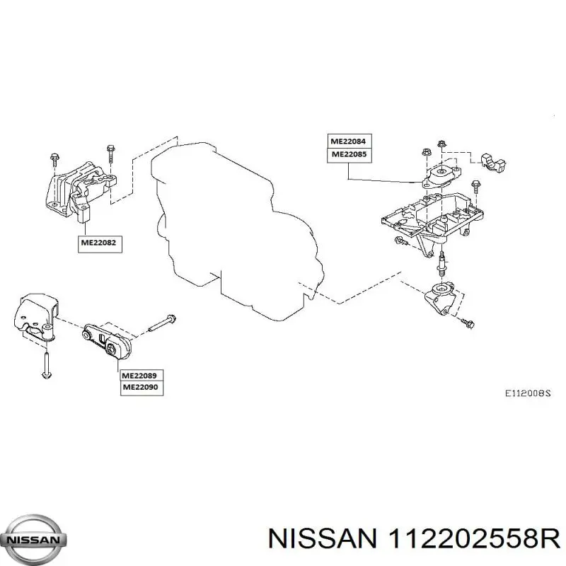 Soporte de motor izquierdo 3RG 41684