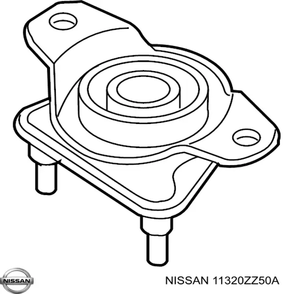 11320ZZ50A Nissan soporte de motor trasero