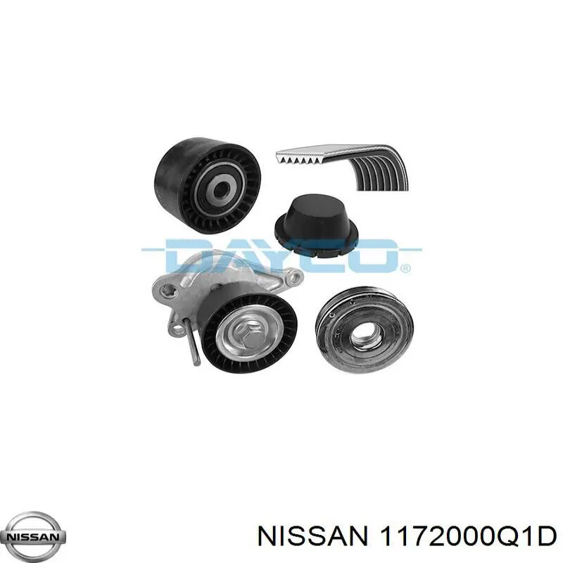 Correa de transmisión, completo Nissan/Infiniti 1172000Q1D precio, desde 211,64 EUR
