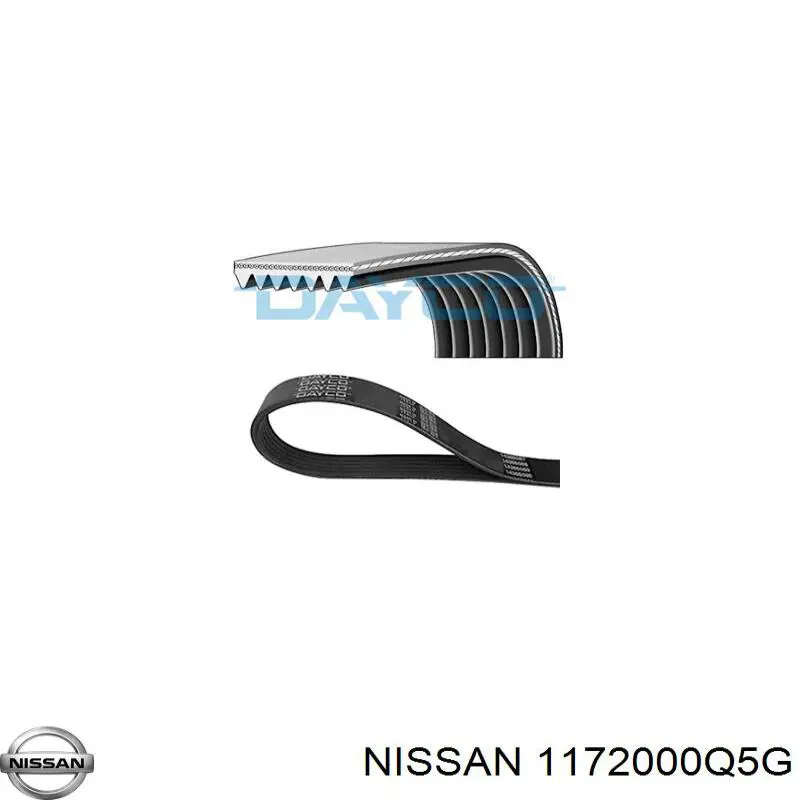 Comprar 1172000Q5G Nissan/Infiniti Correa trapezoidal