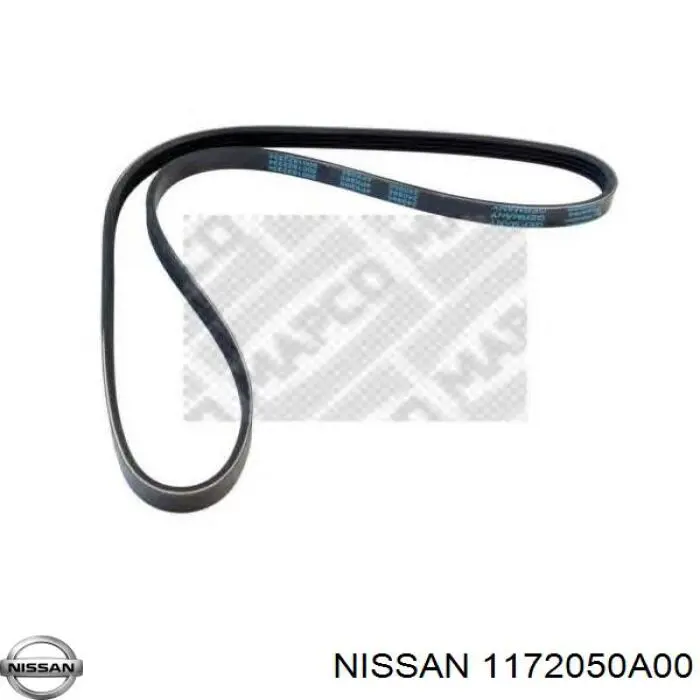 1172050A00 Nissan correa trapezoidal